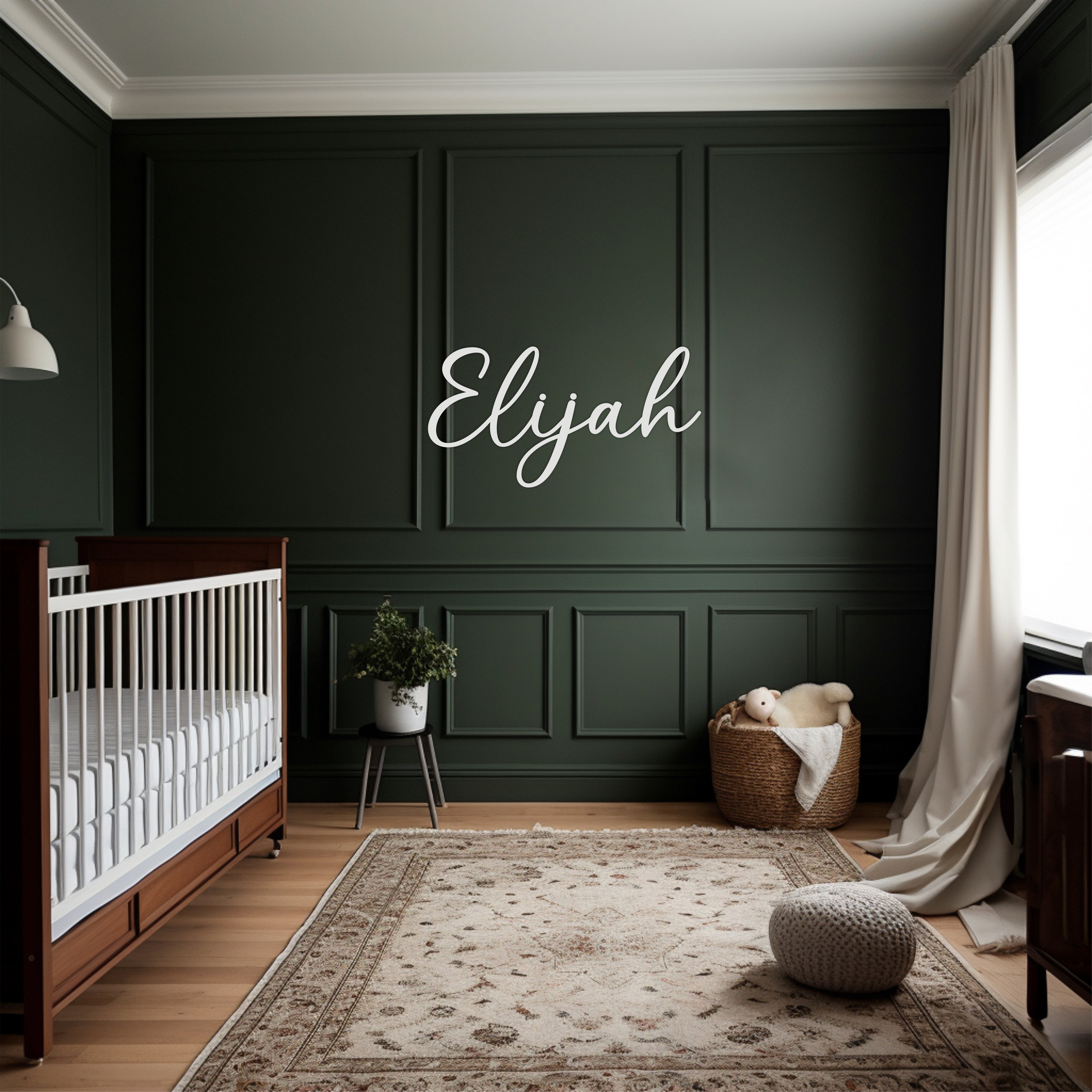 Personalized Wooden Name Sign – Custom Wall Decor for Kids & Nursery