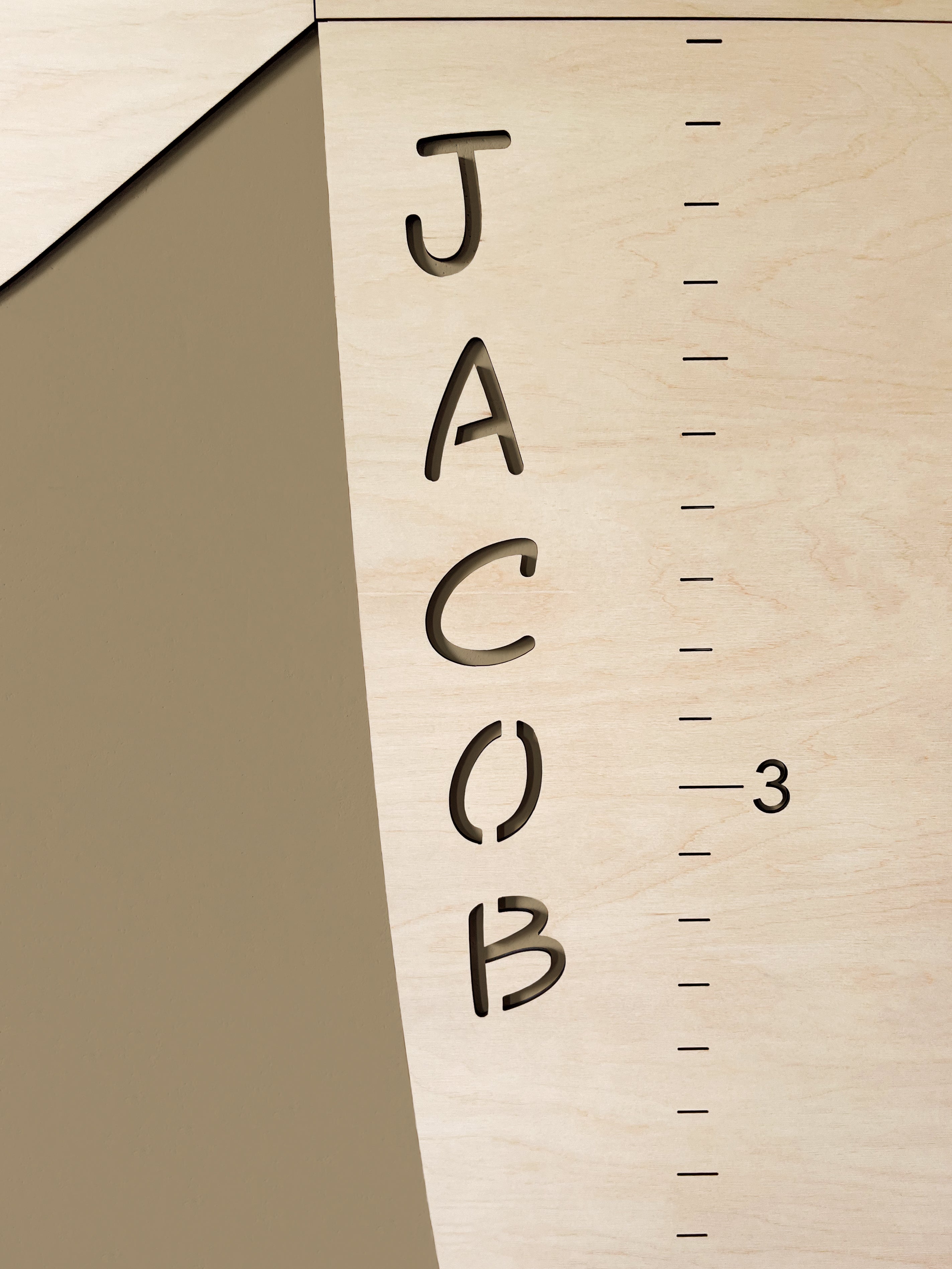 Aircraft Growth Chart – Personalized Airplane Height Ruler for Kids